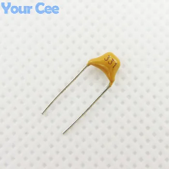 

50pcs Monolithic Ceramic Chip Capacitor MLCC Multi-layer Ceramic Capacitor 330PF 331 50V + / - 20%