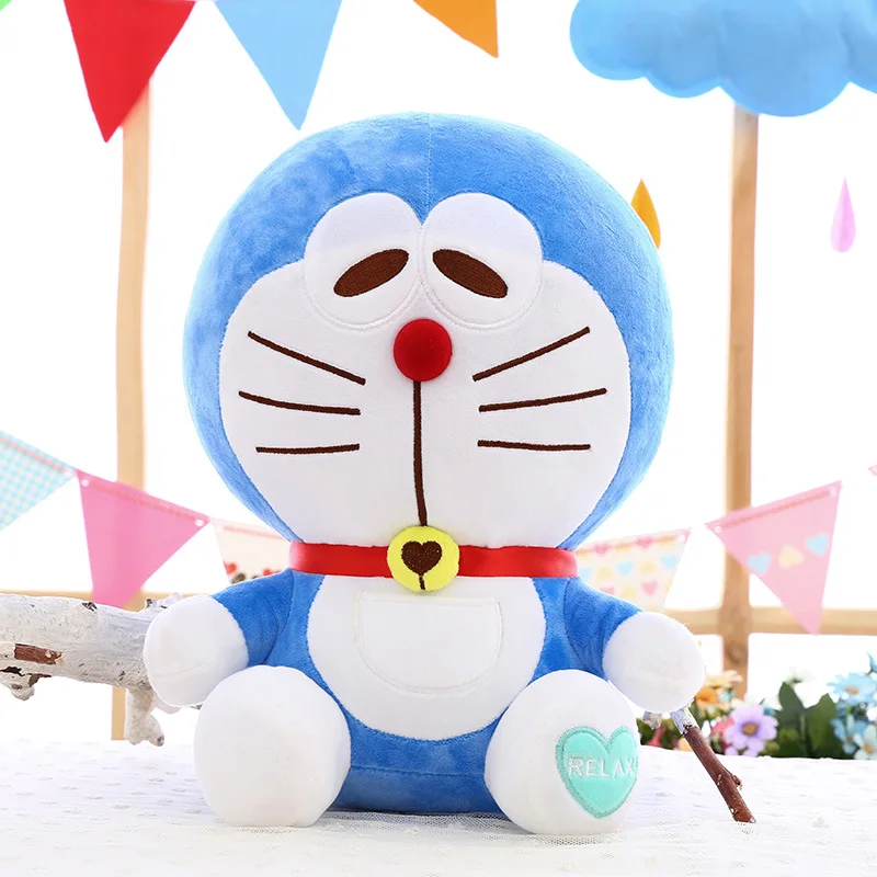Большой размер 30 60 см мягкая плюшевая игрушка в стиле аниме Stand By Me Doraemon подушка