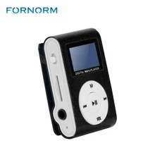 Clip Sport MP3-плееры с ЖК-дисплей Экран цифровых компактных и Портативный мини MP3 Поддержка 16 ГБ Micro SD карты музыкальный плеер с зажимом