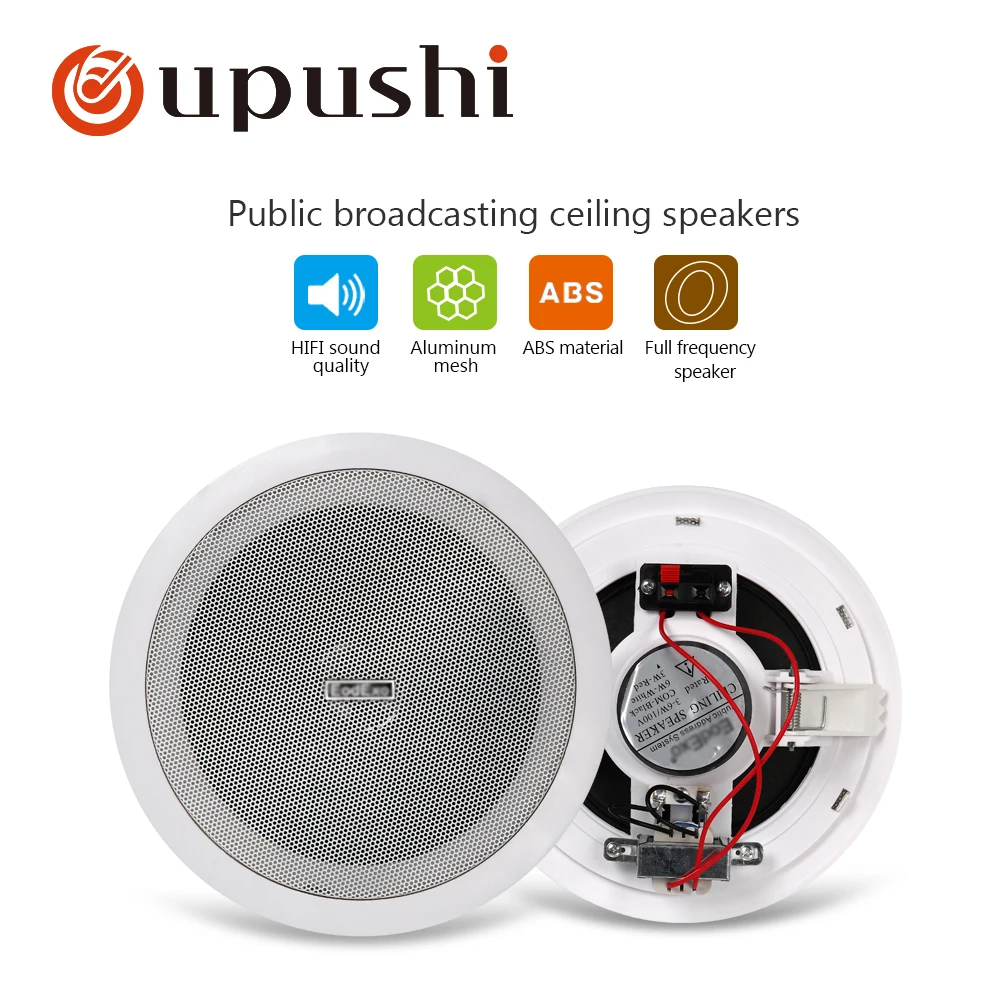 Oupushi KS 803 in потолочный динамик PA Sound System 6 5 805 Speaker для домашней музыки|Встраиваемые