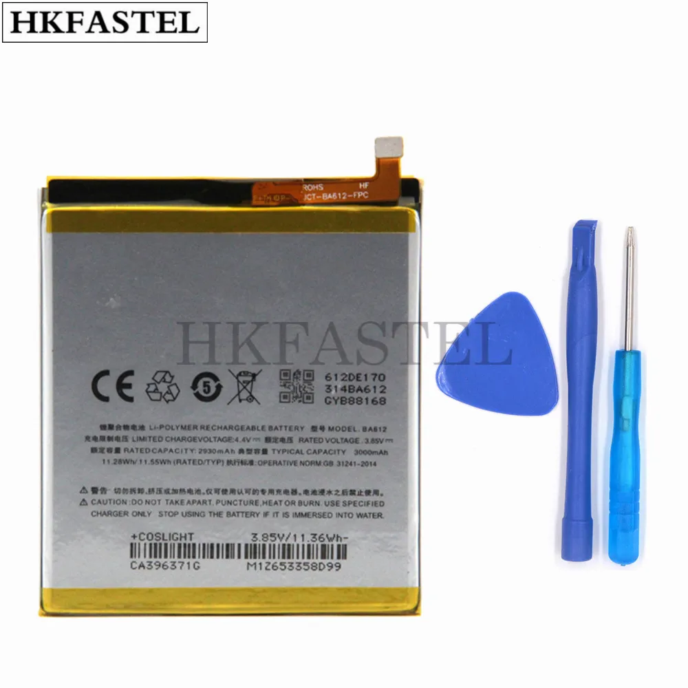 Аккумулятор hkfatel BA612 для Meizu m5s /5s новая оригинальная запасная батарея мобильного