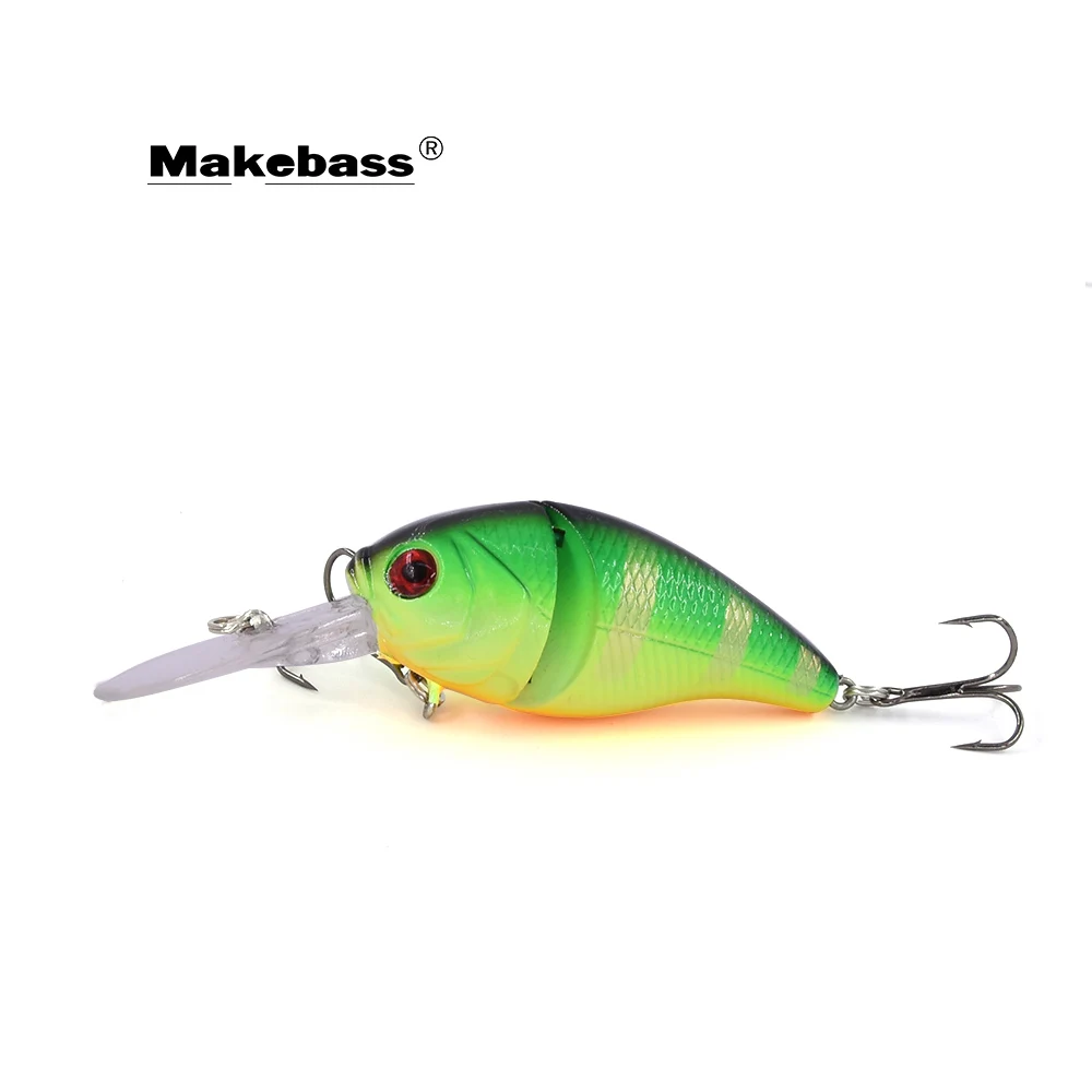 MAKEBASS 2.36in0.49oz рыболовная приманка воблеры искусственная жесткая реалистичные