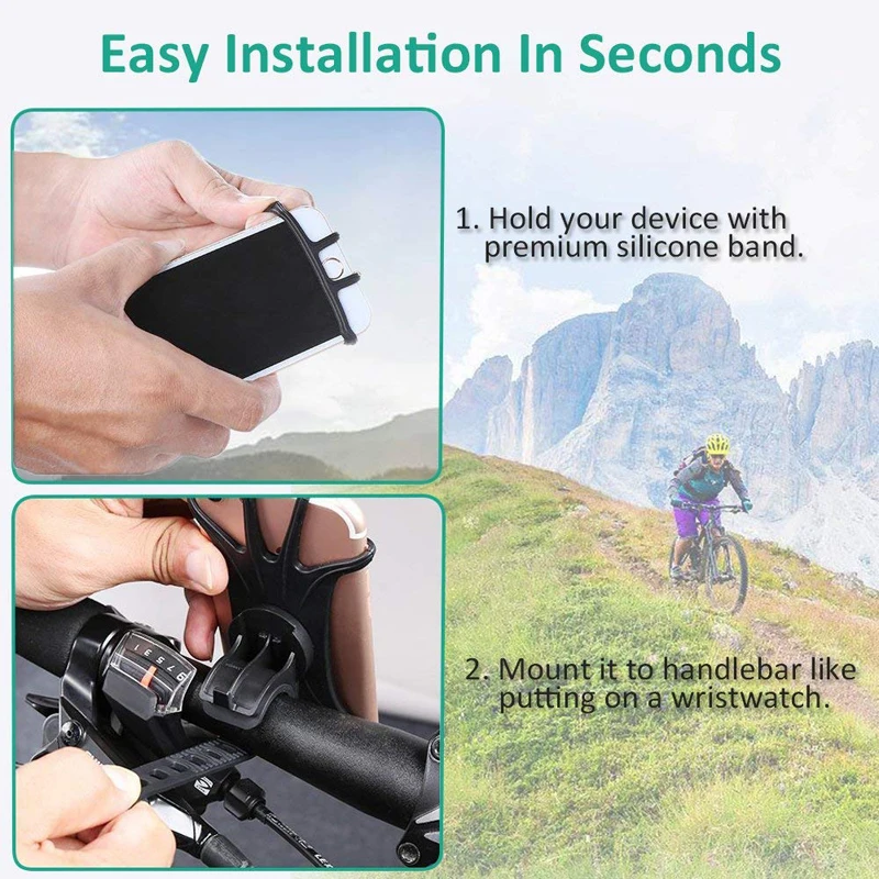 Универсальный велосипедный держатель для мобильного телефона, силиконовый держатель для мотоцикла, велосипеда, держатель для iPhone