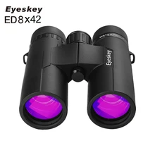ED 8X42 Eyeskey бинокль IPX8 Водонепроницаемый Профессиональный Кемпинг охотничий телескоп Zoom Bak4 призма оптика с ремень для бинокля