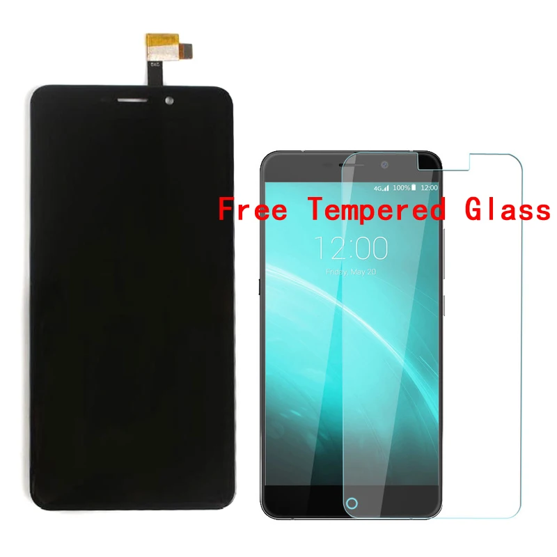 100 Original For Umi Super LCD Display Touch Screen Digitizer Replacement With Free Tempered Glass