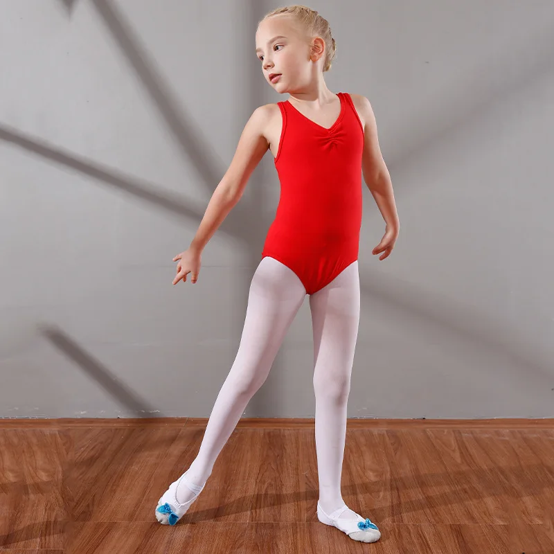 Toddler Girls Ballet Dance Leotard Jumpsuit Gymnastics Training Strech Dancewear 