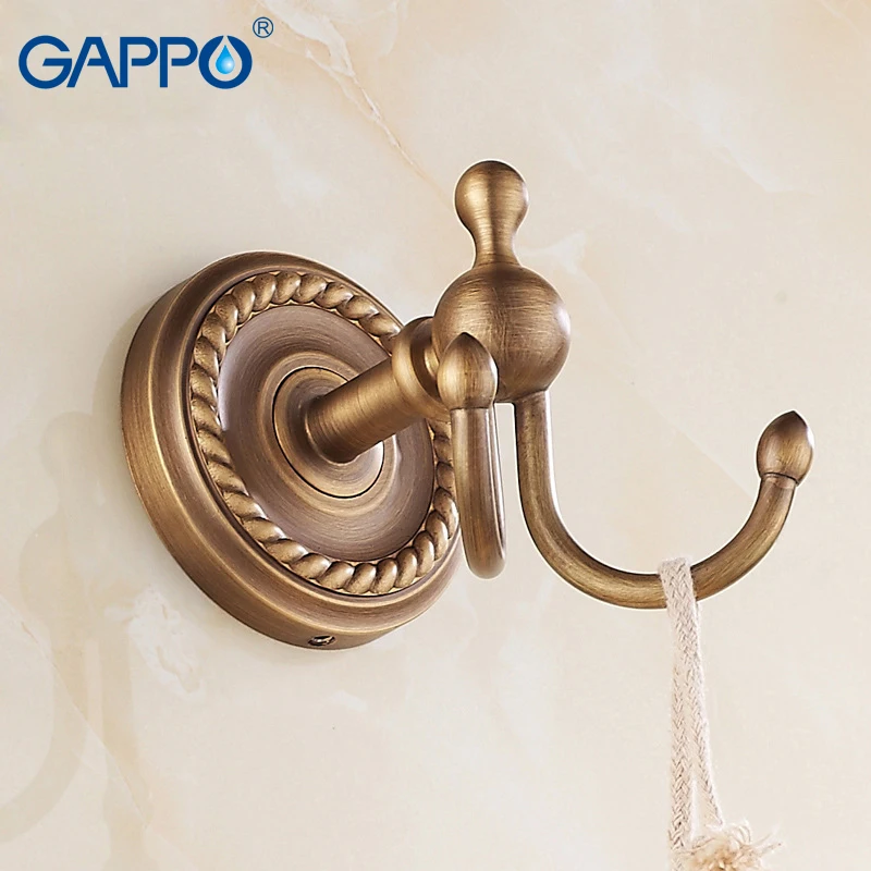 

GAPPO Robe Hooks archaistic single robe hooks wall mounted creative bathroom robe hooks bathroom Accessories towel holder