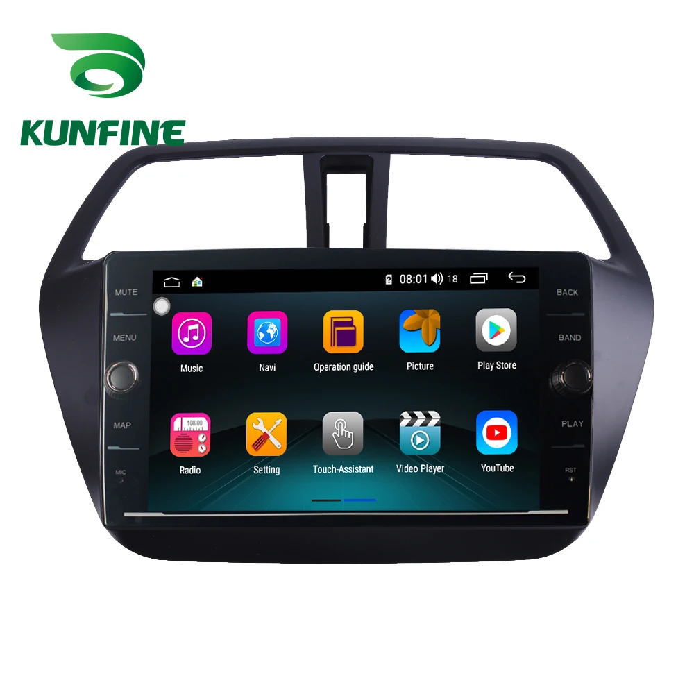 Discount Octa Core RAM 4GB Android 8.1 Car DVD GPS Navigation Player Deckless Car Stereo for Hyundai IX45 2017 Radio Unit Wifi 4G 5