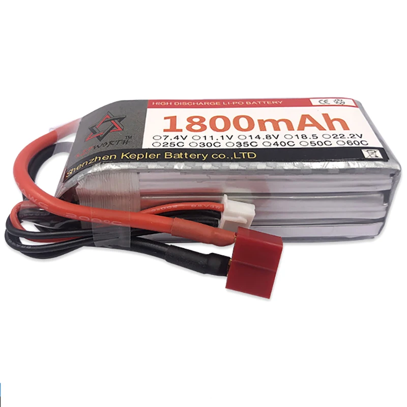 Провод с силикатной гелевой Батарея 2S 3S 4S 7 4 V 11 1 14 8 25/40/60C 1800 2600 3000 4500 5000 6000 мАч для