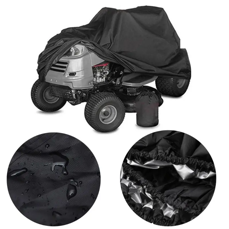 

Riding Lawn Mower/ Tractor Cover 210D Waterproof Heavy Duty Durable UV Protection Universal