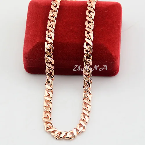 Ювелирный Комплект из браслета и ожерелья под розовое золото 5 мм 7 мм|jewelry link|jewelry