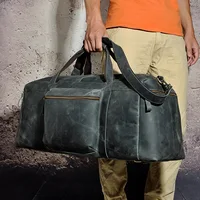 Мужская оригинальная кожаная большая емкость Duffle дорожная сумка для багажа Мужская модная дизайнерская сумка на плечо дорожная сумка 3273