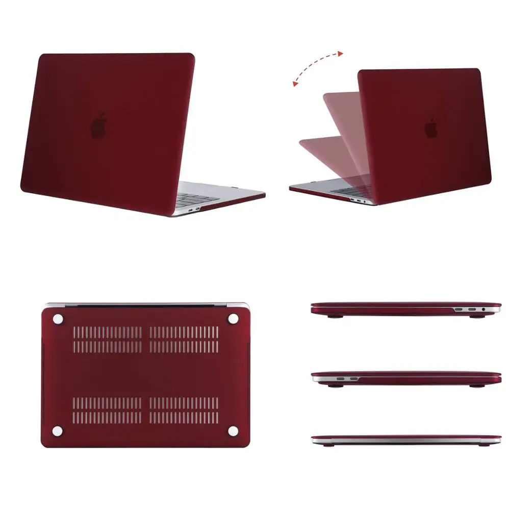  MOSISO Clear Laptop Hard Shell Case for Macbook Air Pro 13 inch touch bar 13 15 A1706 A1989 A2159 N