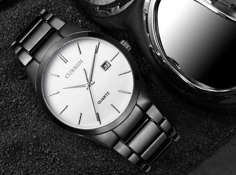 Curren Элитный бренд моды для мужчин бизнес календарьчасы мужчин водонепроницаемость кварцевые часы 8106