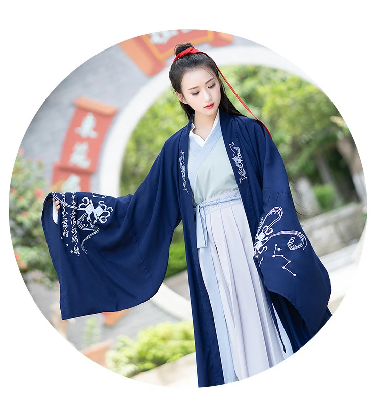 Hanfu мужской Китайский народный танец костюм для женщины ханьфу, косплей древние костюмы китайская Блузка Топы традиционное свадебное платье