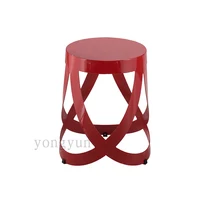 Столовая мебель для дома минималистичный современный круглый ленточный табурет, индивидуальный креативный домашний гостиничный обеденный стул