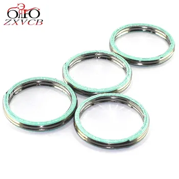 

4PCS FOR HONDA CM250TB VT250C VT250F VTR250 VTR250F CB400A CB400F CB400FA CB400T CB400TI CB400TII exhaust pipe header gasket