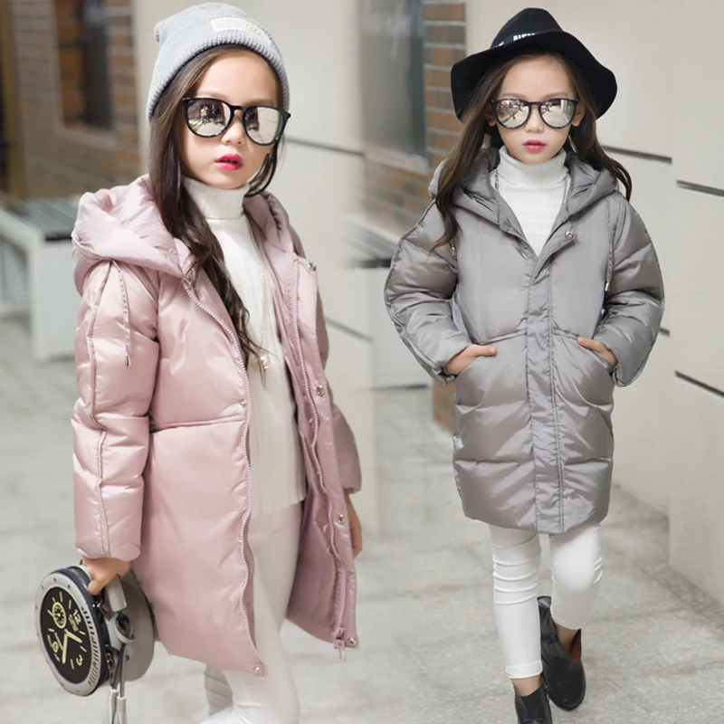 

Children Outerwear Girls Cotton Hooded Coats Winter Jacket Kids Coat Children's Winter Clothing Girls Down & Parkas