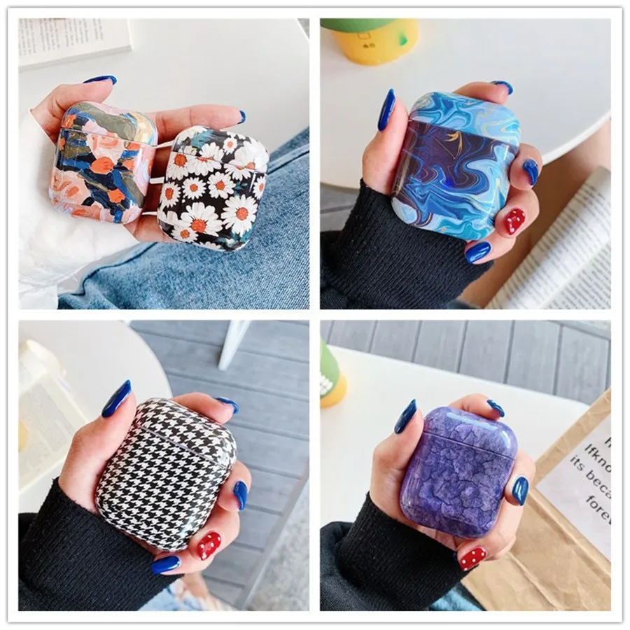 

Pattern Case For Airpod Case Earbud Coque Headphones For Airpods Case For Apple Air Pods 1 2 Accessories Charging Box Funda Etui