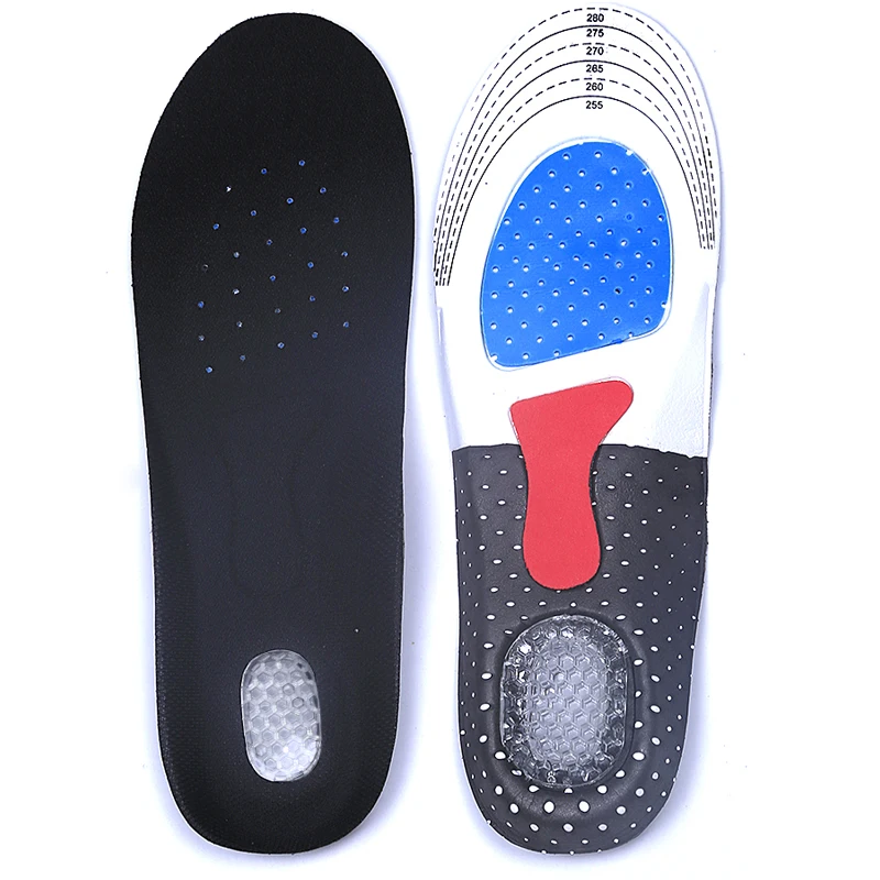 

USPS Shipping Unisex Insoles Orthotic Arch Support Shoe Pad 1 Pair Free Size Gel Insoles Insert Cushion for Men And Women