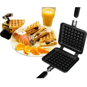 

2019 New 31*14.5*3cm Baking Tools Metal Waffle Mold Cake Mould Non-stick Cake Mould Baking Tray Waffle Mould
