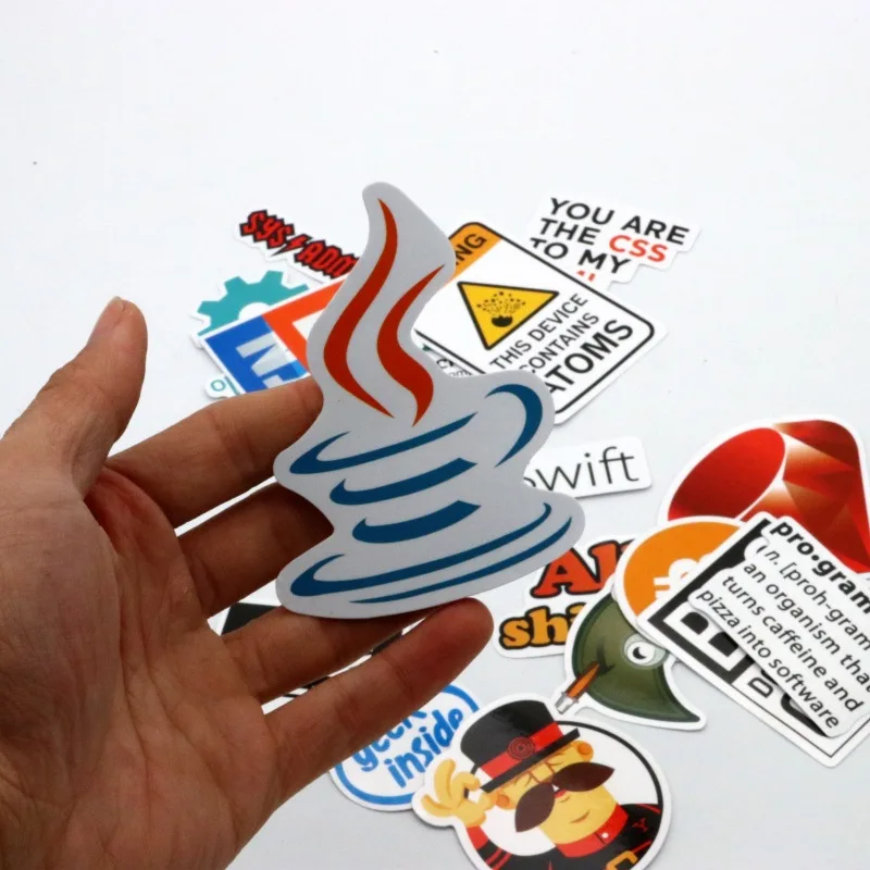 

32 pcs Java Programming Stickers Internet Language for phone Case Notebook PC Computer Luggage Laptop Boy Toys Adult Programer