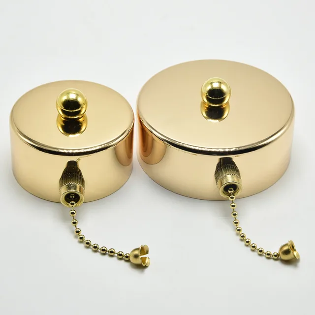 Wall Zipper Switch 3A Single Control ON/OFF Vintage Lamp Pull Chain