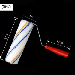 1 шт 9 дюймов многофункциональный DIY стены валик для краски набор ручка инструмент Офис комнаты дверной рельс Краски кисть