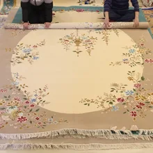 YILONG 8'x10' старинной ручной работы шерстяное машинное кружево ковер в китайском стиле для дома(TJ025S8x10
