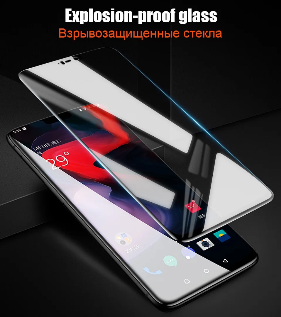 6D Tempered Glass For One Plus Oneplus 6t 5t 5 6 Full Cover Oneplus6t Protective Glass For Oneplus 6t 5t 5 6 Screen Protector 5D (9)