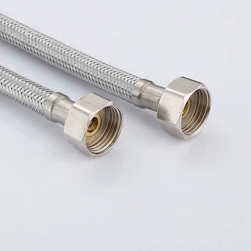 50 سنتيمتر الفولاذ المقاوم للصدأ حوض السمك cachimbo مرنة خط إمدادات المياه Chuveiro خراطيم مرنة الفولاذ المقاوم للصدأ خراطيم