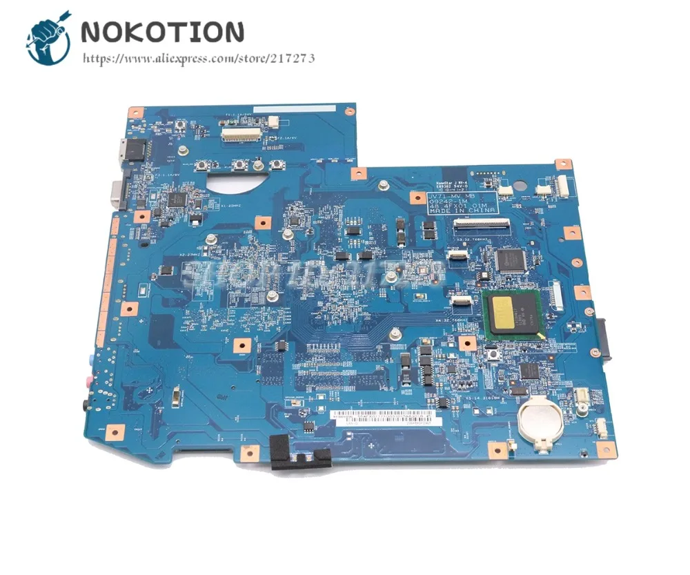 NOKOTION для acer aspire 7736 7736G материнская плата для ноутбука DDR2 PM45 Бесплатный процессор JV71-MV MB 09242-1M 48.4FX01.01M MBPJA01002 основная плата