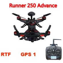 Walkera Runner 250 Advance GPS RC Racing Drone Quadcopter with DEVO 7 /OSD / 800TVL Camera / Original box RTF GPS 1 Version