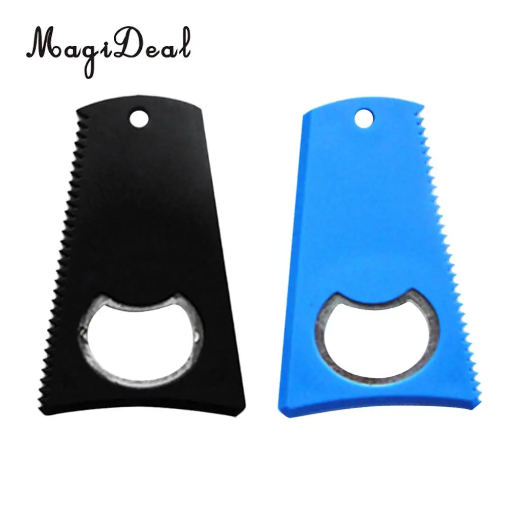 MagiDeal 2Pcs Surfboard Surf Board Surfboard Skimboard Wax Comb Clean Tool Bottle Opener Wax Comb Remover Clean Maintenance Tool
