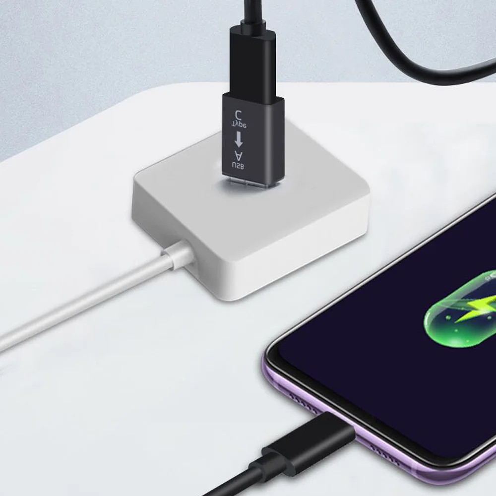 Ahowie USB Otg Тип C конвертер кабель адаптер Macbook для Xiaomi k20 HUAWEI samsung Galaxy YS8 к USB 3,0 зарядный адаптер конвертер