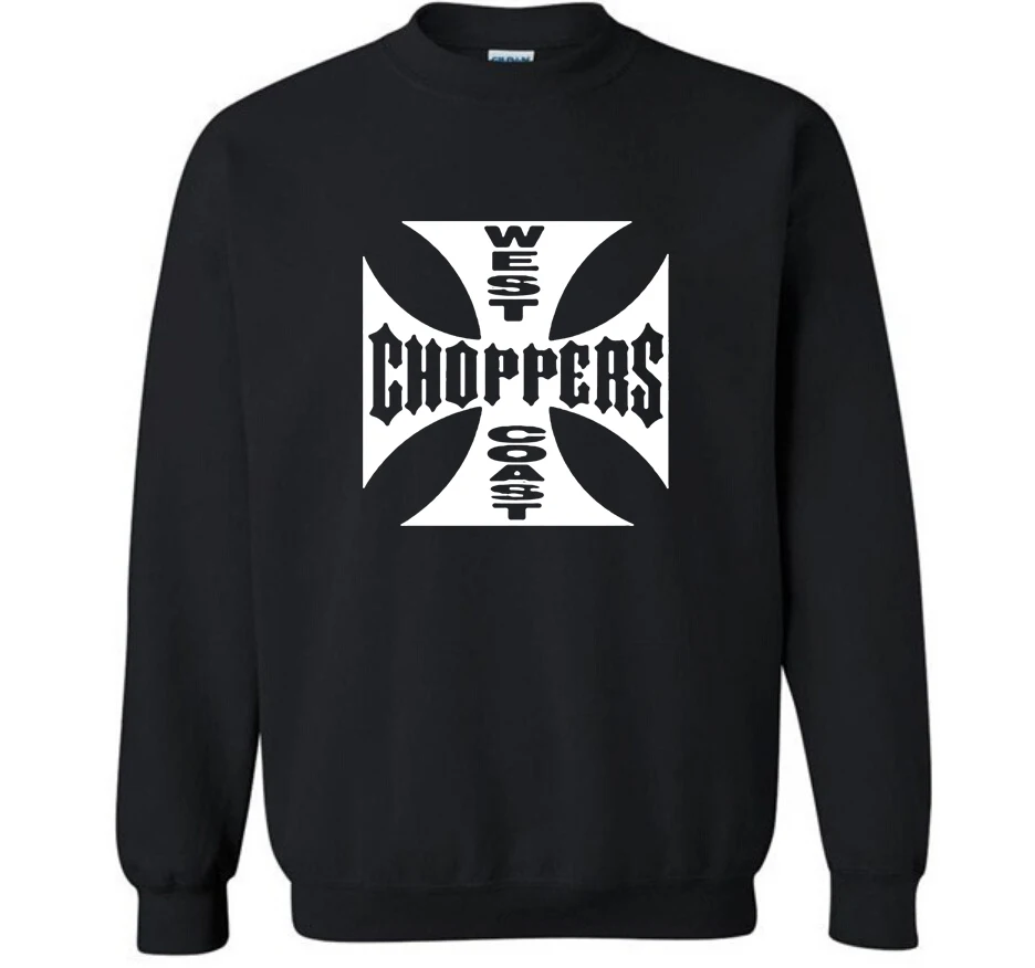 

West Coast Choppers Print Hooded Men New Spring Autumn Hooded Sweatshirt Casual Fashion Hip Hop Harajuku pullover Fleece Hoodie