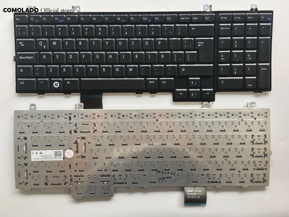 New Laptop UI Replace Keyboard for DELL Studio 1735 1736 1737 PP31L TR334 Black