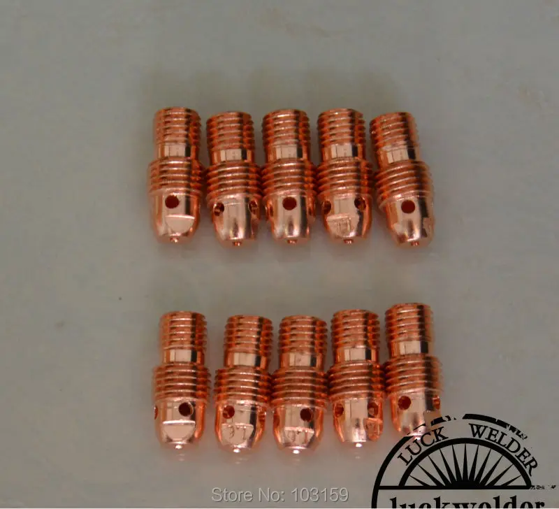 

10pcs 13N27 1.6mm 1/16" Collet Body Electrodes Fit WP-9 20 TIG Welding Torch