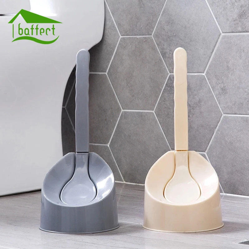 Multifunctional 1Set Toilet Brush Set Plastic Toilet Cleaning Brush