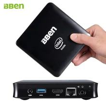 Bben мини-ПК Intel z8350 Quad Core Оперативная память 2 ГБ 32 ГБ WI-FI HDMI + LAN windows10 мини-компьютер поддержка Турецкий Русский Испанский Иврит