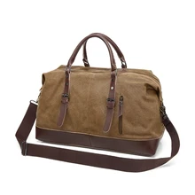 Холщовые мужские дорожные сумки, повседневные большие вместительные сумки для багажа, мужские спортивные сумки для путешествий, большие мужские сумки через плечо 2012