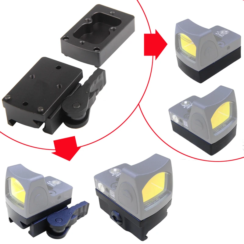 

Tactical RMR Red Dot Sight Scope Mount With QD Quick Detach For 20MM Mount and Airsoft G17 RL37-0031