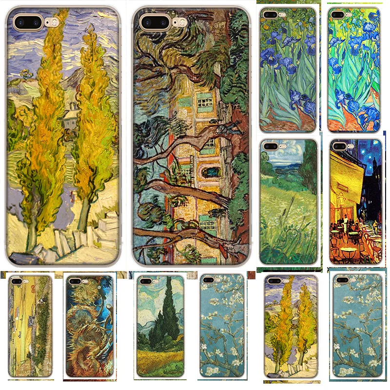 

Phone Case VanGogh Oil Painting for iPhone 6 6s 7 8 Plus iPhone 11 Pro X XR XS Max 5 5s Se Cover Protection