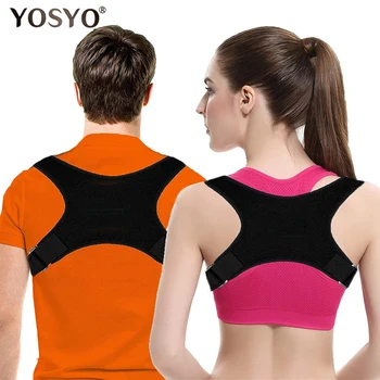 

Posture Corrector for Women & Men Adjustable Upper Back Brace for Shoulder and Clavicle Support Best Brace Drop Shipping