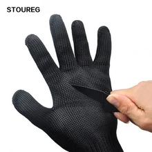 Анти-вырезать Охотничьи перчатки защитный Прихватки для мангала для Пеший Туризм Рыбалка Для Мужчин's Военная Униформа Прихватки для мангала устойчива к порезам Спортивные перчатки