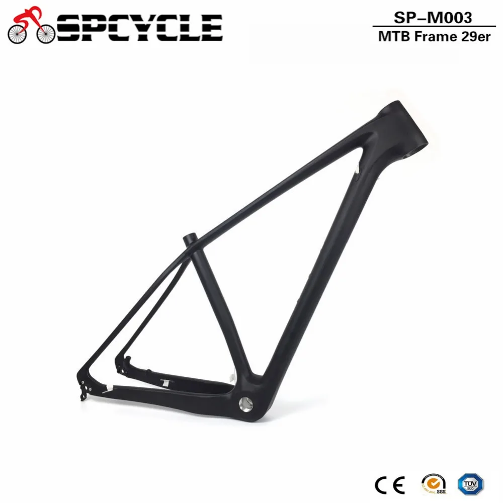 

29er Full Carbon Mountain Bike Frame 29er T1000 Carbon MTB Bicycle Frame BSA 73mm 142*12mm Thru Axle & 135*9mm MTB Bicycle Frame