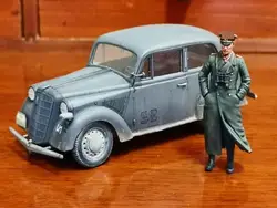 Специальный 1/35 WWII German армии бронированный группа Роммель 1 шт. (без автомобиль) Смола Наборы хорошие детали