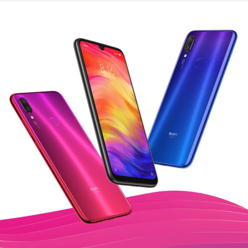 Мобильный телефон Xiaomi Redmi Note 7 с глобальной прошивкой, 3 Гб ОЗУ, 32 Гб ПЗУ, Восьмиядерный процессор Snapdragon 660, 48 МП, две камеры, 4000 мАч, полный экран 6,3 дюйма