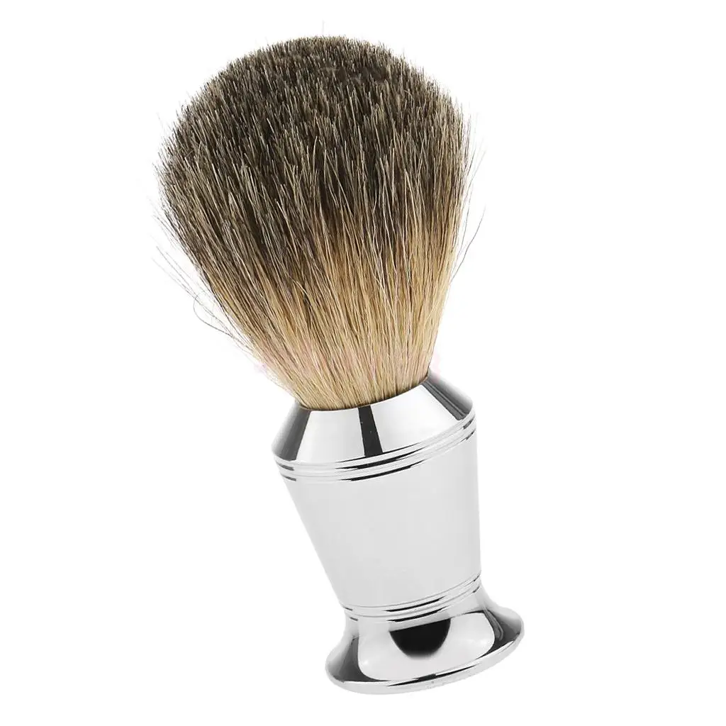 Премиум чистый барсук волос щетка для бритья сплава ручка Салон Парикмахерская Бритье Инструмент для мужчин