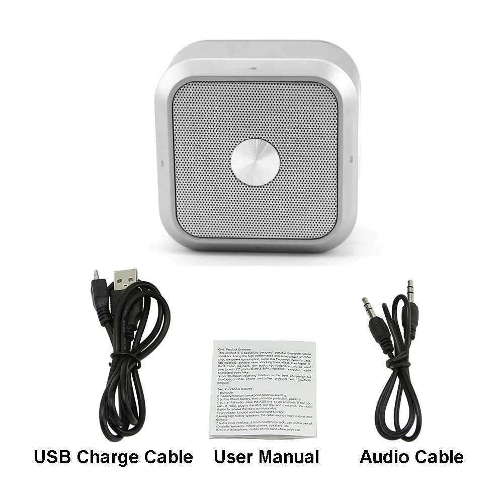 Mini Wireles Bluetooth Speaker Portable Hifi Subwoofer Stereo Speaker Full Range Music Boombox TF MP3 Computer Speaker